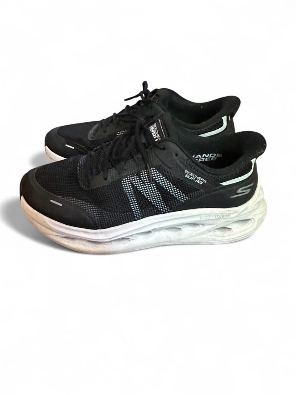 Skechers 9 black slip in  trainers #sneakers #running